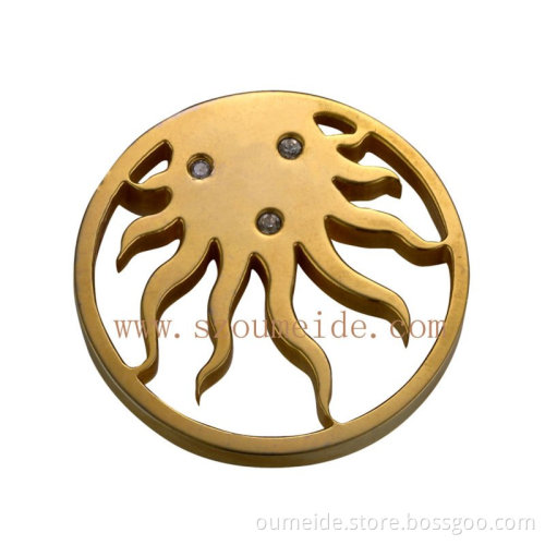 OEM/ODM Metal Factory Fashion and Pretty design 18k Gold Pendants